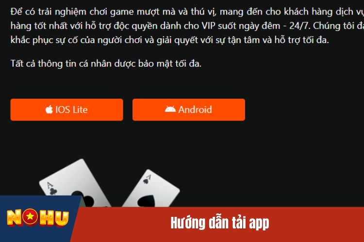 Hướng dẫn tải app