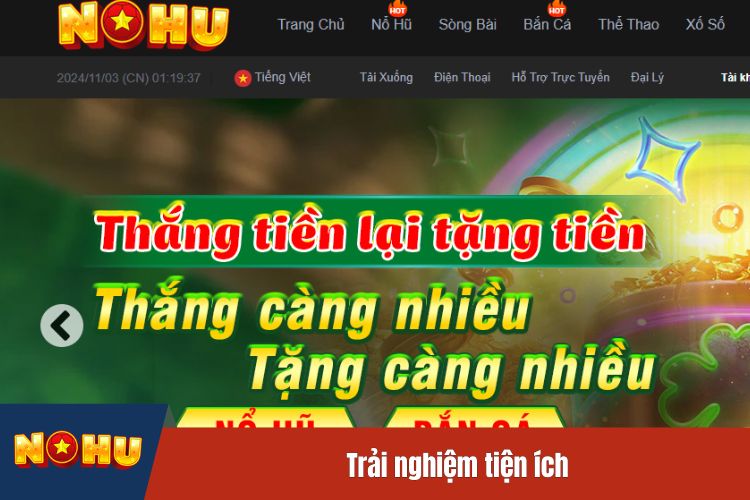 Trải nghiệm tiện ích